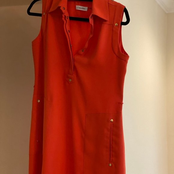 Orange Calvin Klein Dress - Picture 5 of 5